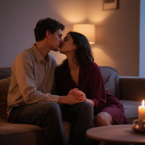 Wallbanger – 24 x 4,5 cm – Realistischer Dual Density Dildo mit Vibration – App & Remote – tan – Bild 2